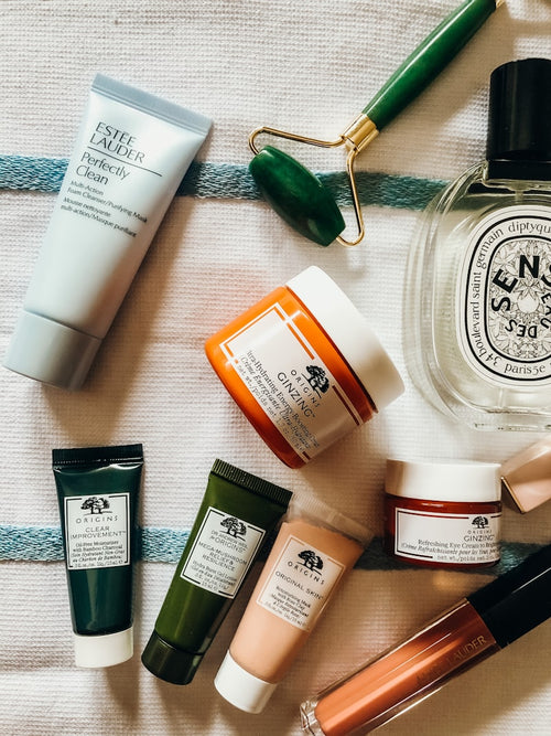 Pore vacuum skincare tool closeup